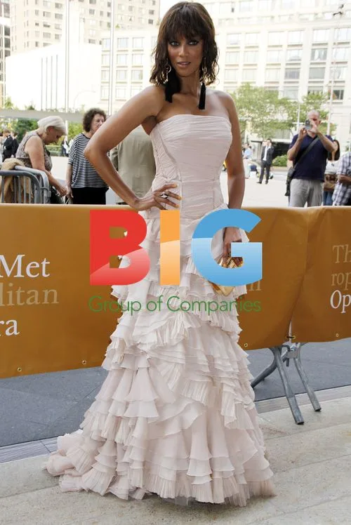 Tyra Banks at Met Opera House Opening