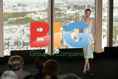 Model wears Fatima Lopes design at Paris fashion show