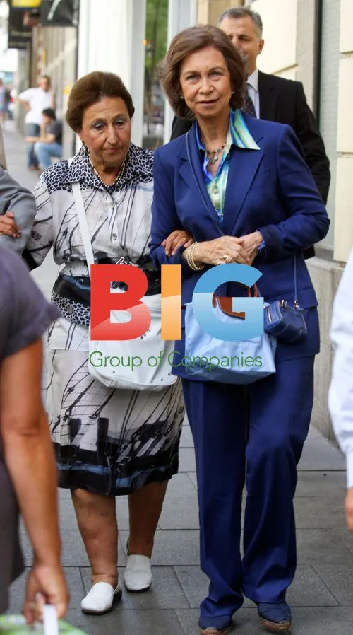 Queen Sofia and Princess Margaret in Madrid