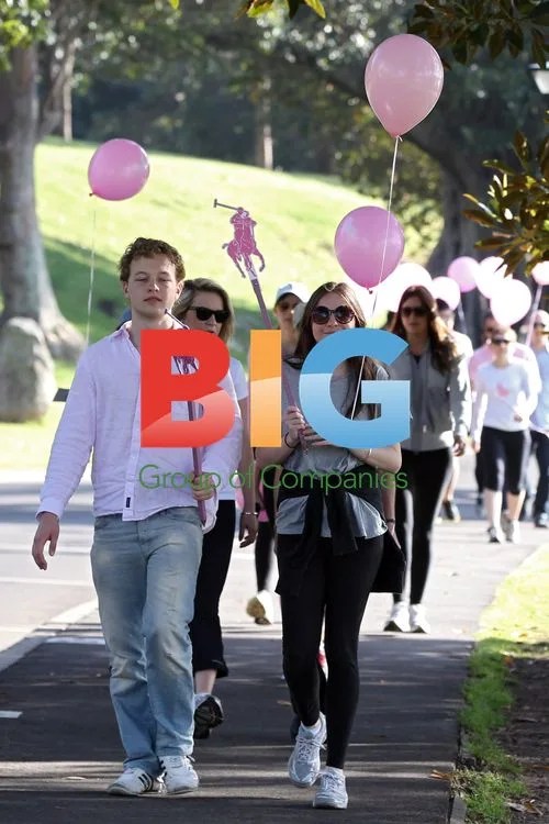 Celebrities at Ralph Lauren Pink Pony Walk