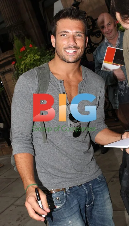 Danny Mac arrives at hotel before Inside Soap awards