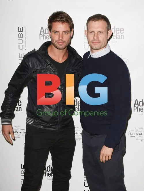 Keith Duffy and Ben Price at Adee Phelan Hair Salon Launch