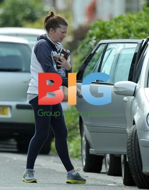 Hannah Waterman Leaves Gym with Grapefruit