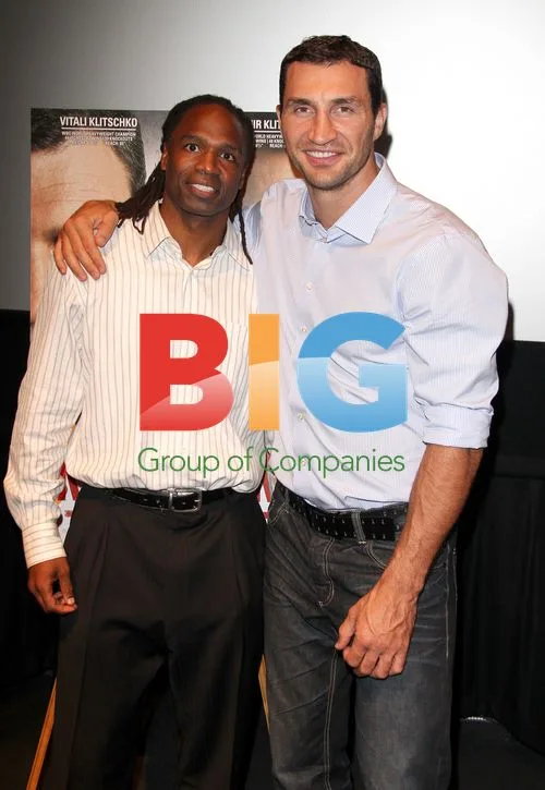 Vitali Klitschko and Chris Byrd at Klitschko Documentary Premiere