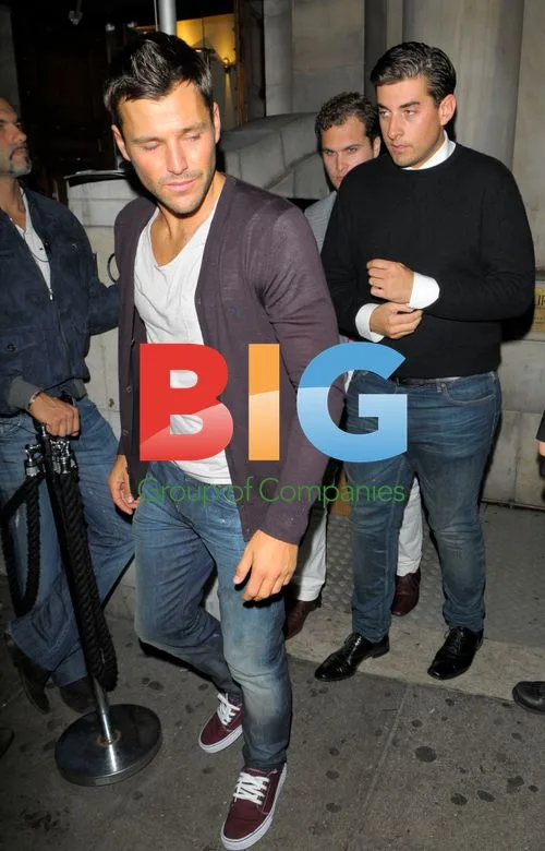Mark Wright and James Argent at Aura Nightclub