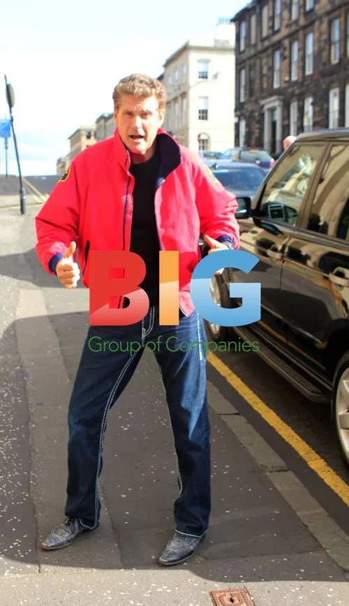 David Hasselhoff Spotted in Glasgow