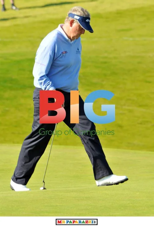 Michael Douglas Plays Golf in Scotland