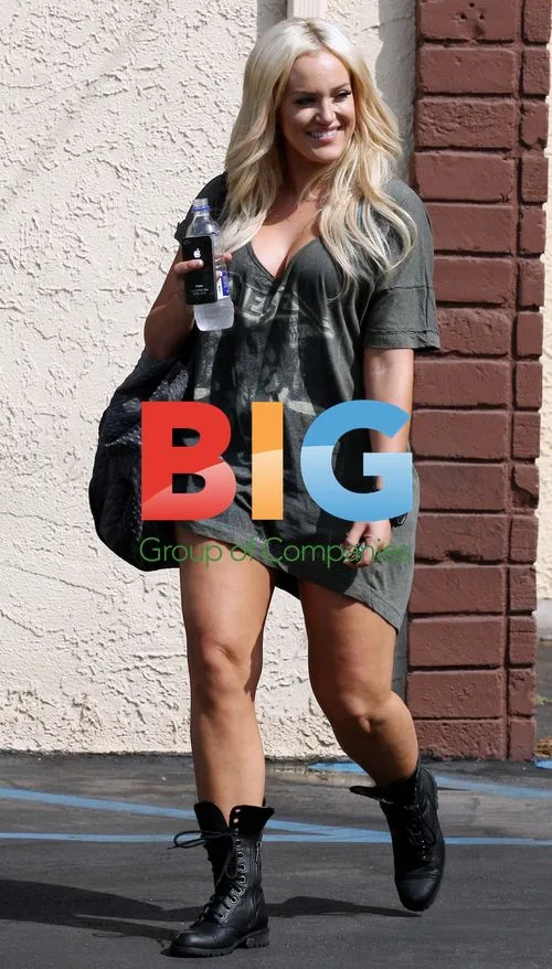 Lacey Schwimmer after DWTS rehearsal