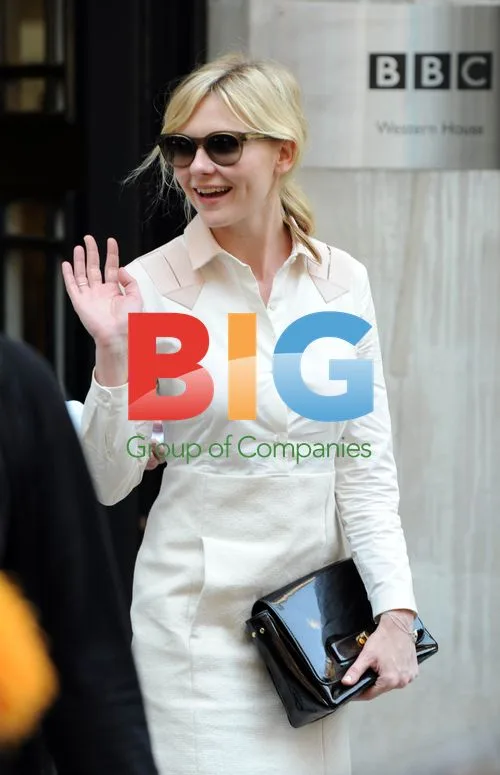Kirsten Dunst Leaving BBC Radio Two Studios