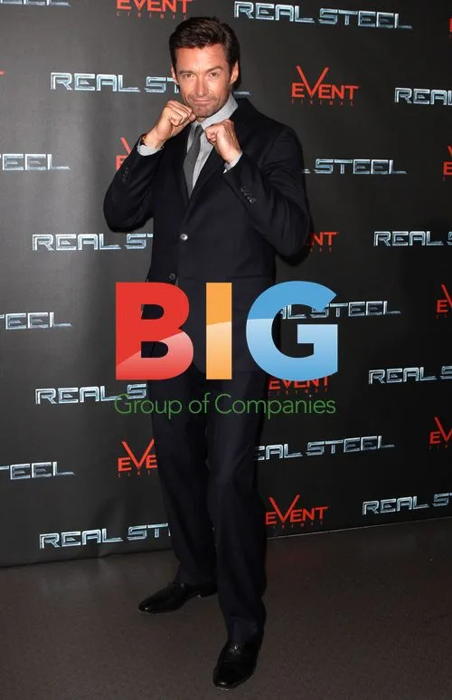 Hugh Jackman at 'Real Steel' Premiere