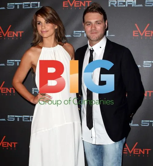 Vogue Williams and Brian McFadden at 'Real Steel' Premiere