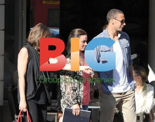 Rio Ferdinand and wife Rebecca Ellison