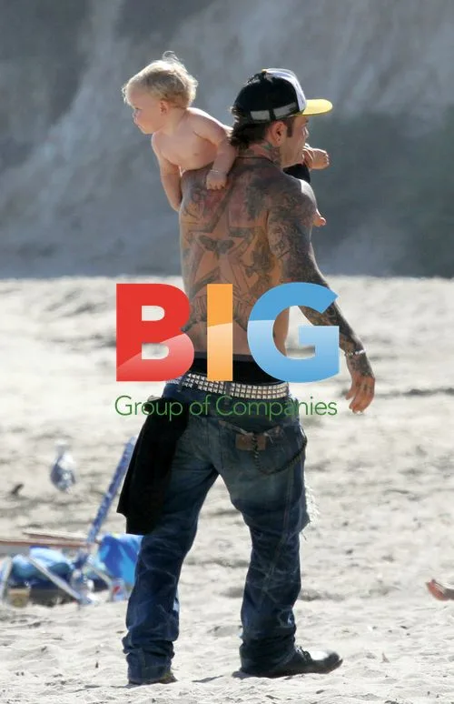 Seth Brooks Binzer Shirtless at Beach