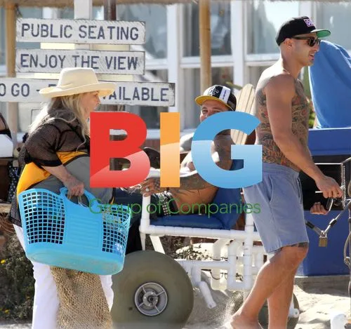 Shifty Shellshock Shirtless at Beach with Family
