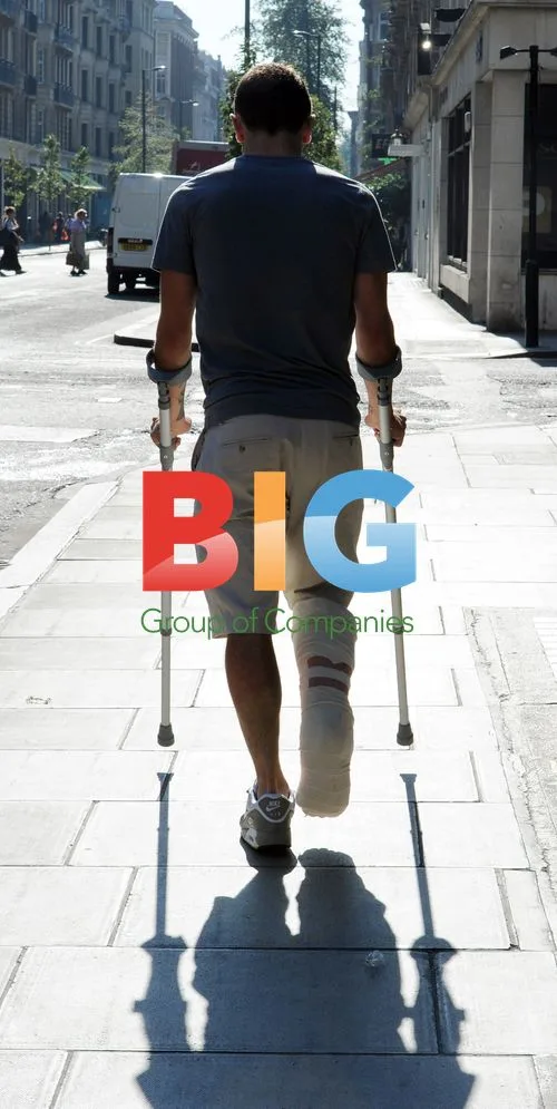 Arsenal footballer Jack Wiltshire on crutches