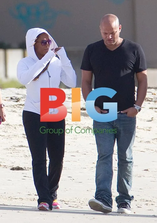 Mel B Exercising in Sydney