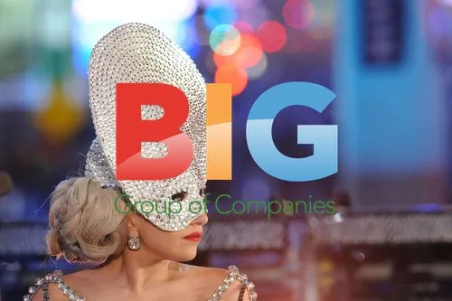 Lady Gaga and Michael Bloomberg in Times Square