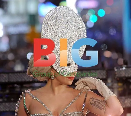 Lady Gaga and Michael Bloomberg in Times Square