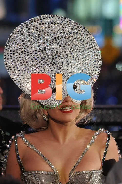 Lady Gaga and Michael Bloomberg in Times Square