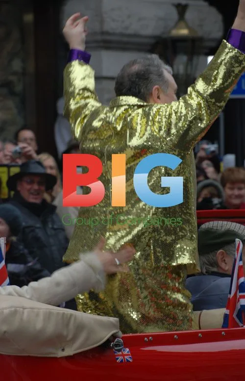 Russell Grant at Queens New Year's Day Parade