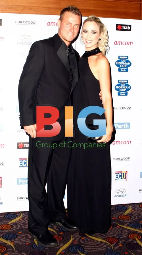 Lleyton and Bec Hewitt at Hopman Cup Ball