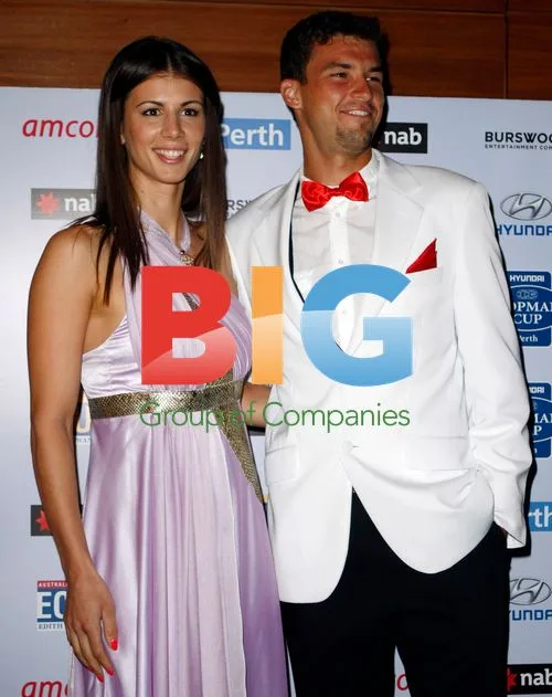 Tsvetana Pironkova and Grigor Dimitrov at Hopman Cup Ball