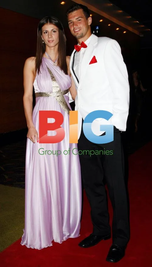 Tsvetana Pironkova and Grigor Dimitrov at Hopman Cup Players Ball
