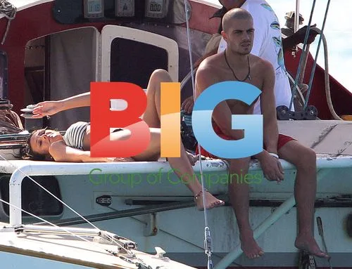Michelle Keegan and Max George in Barbados