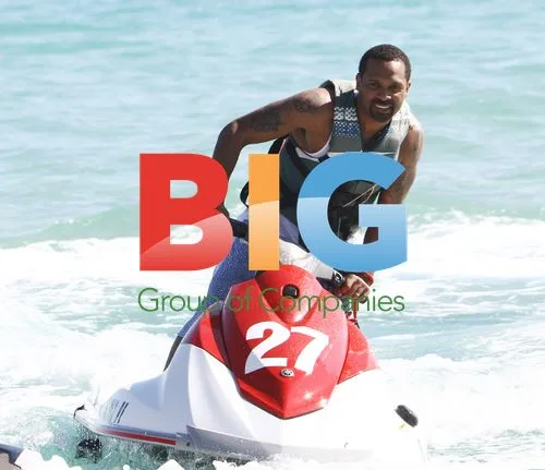 Mike Epps on a Jet Ski in Miami