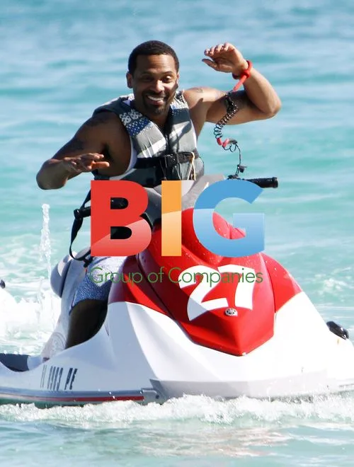 Mike Epps on Jet Ski in Miami