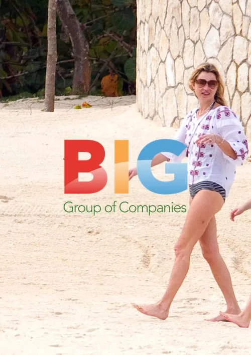 Kate Moss and Daughter on Caribbean Vacation