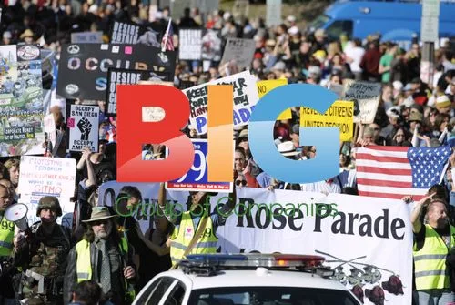 Occupy LA at Rose Parade