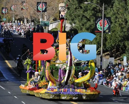 Colorful Imagination Rose Float