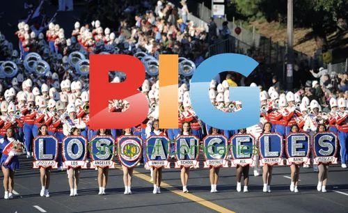 LAUSD High School Band in Rose Parade
