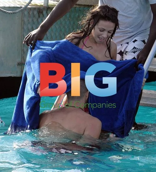 The Wanted's Max George and Michelle Keegan in Barbados