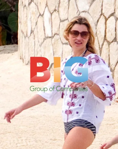 Kate Moss and Daughter on Caribbean Vacation
