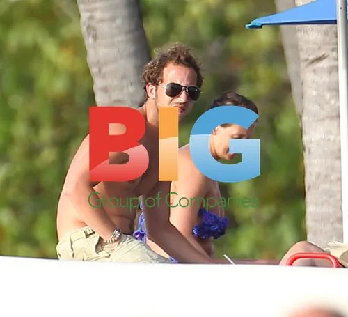 Myleene Klass on holiday with family and James Morrison