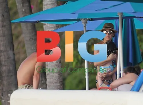 Myleene Klass and James Morrison on Caribbean Vacation