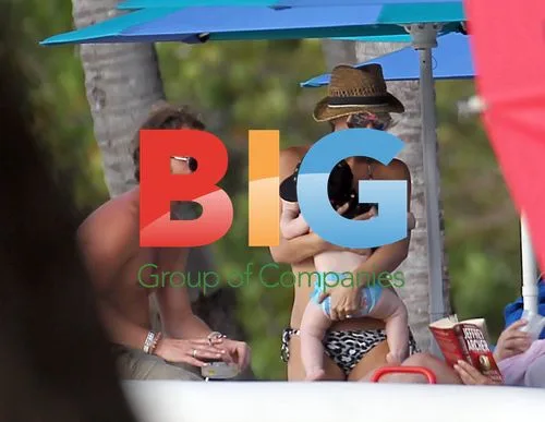 Myleene Klass on Holiday with Family & James Morrison
