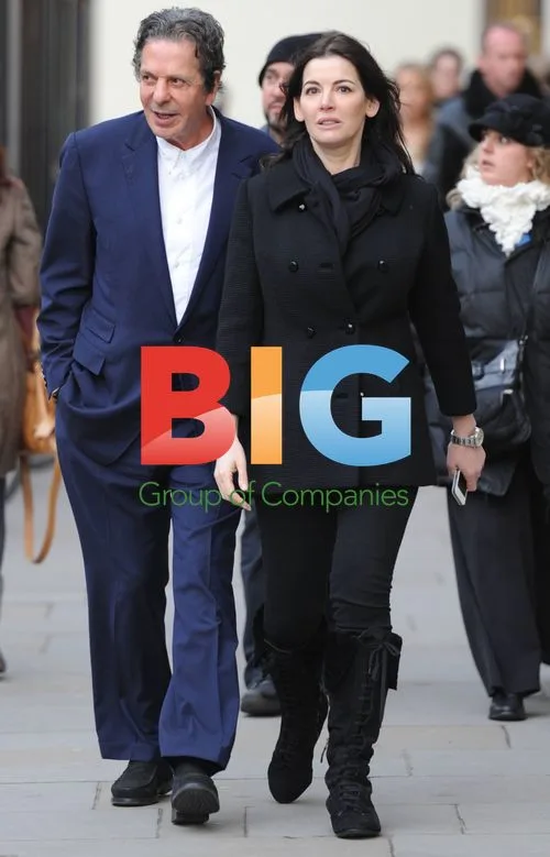 Nigella Lawson and Charles Saatchi Lunch in London