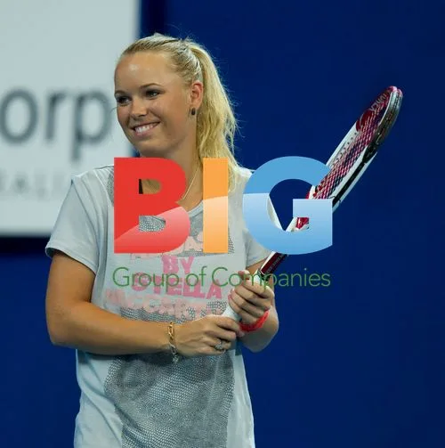 Caroline Wozniacki at Hopman Cup in Perth