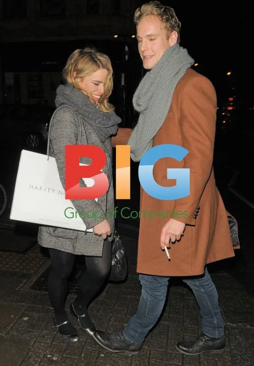 Billie Piper Shows Off Baby Bump
