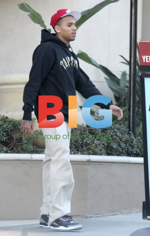 Chris Brown Casual Outing in West Hollywood