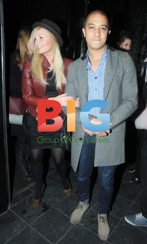 Emma Bunton and Jade Jones Club Rose London 2012