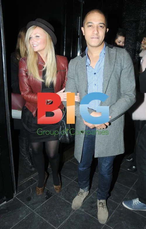 Emma Bunton and Jade Jones on Night Out