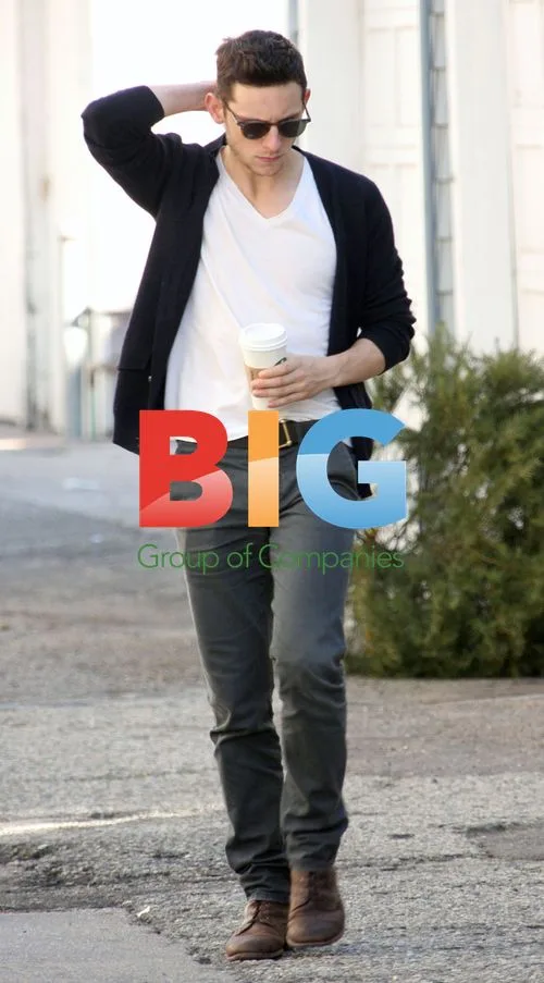 Jamie Bell Gets Coffee in Venice, CA