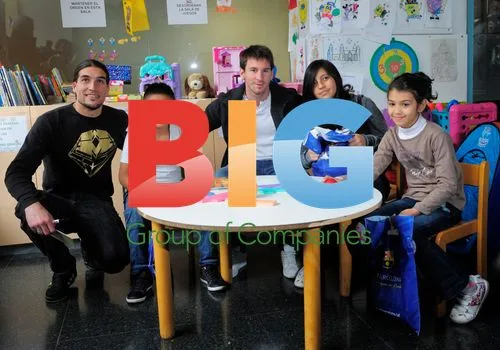 Lionel Messi at Hospital Visit