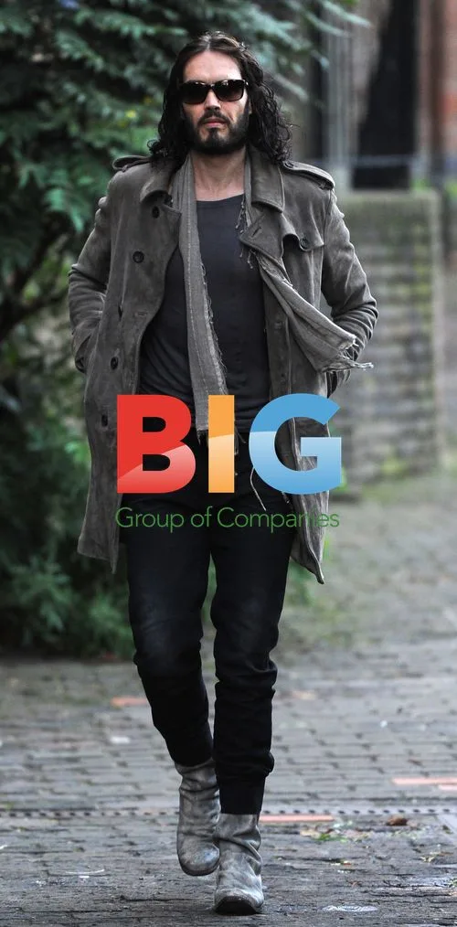 Russell Brand Takes Afternoon Stroll