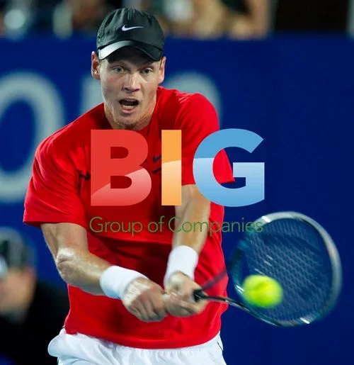 Tomas Berdych playing tennis