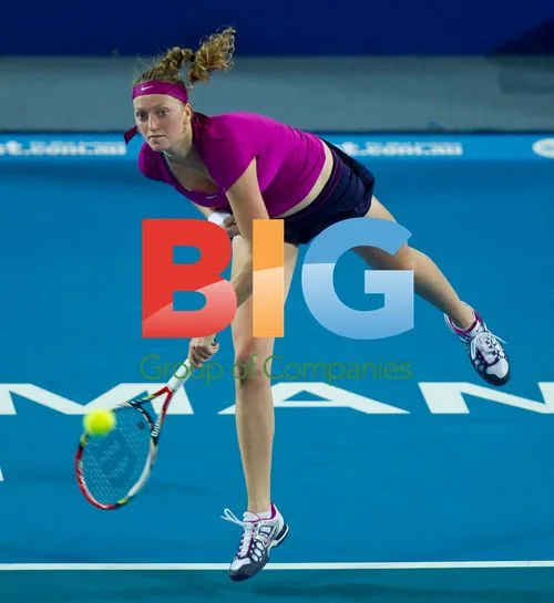 Petra Kvitova Plays Tennis at Hopman Cup